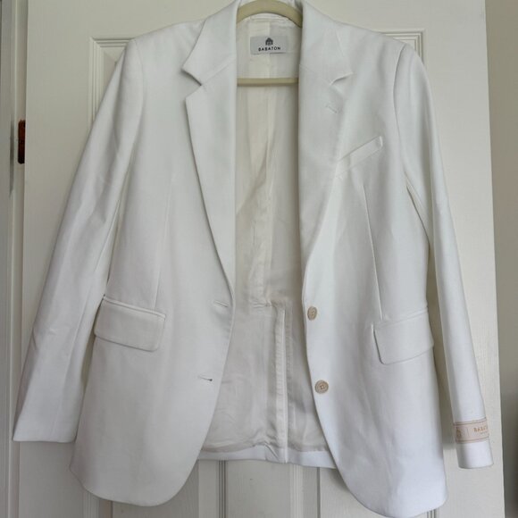 Babaton White Oversized Blazer - Picture 4 of 7